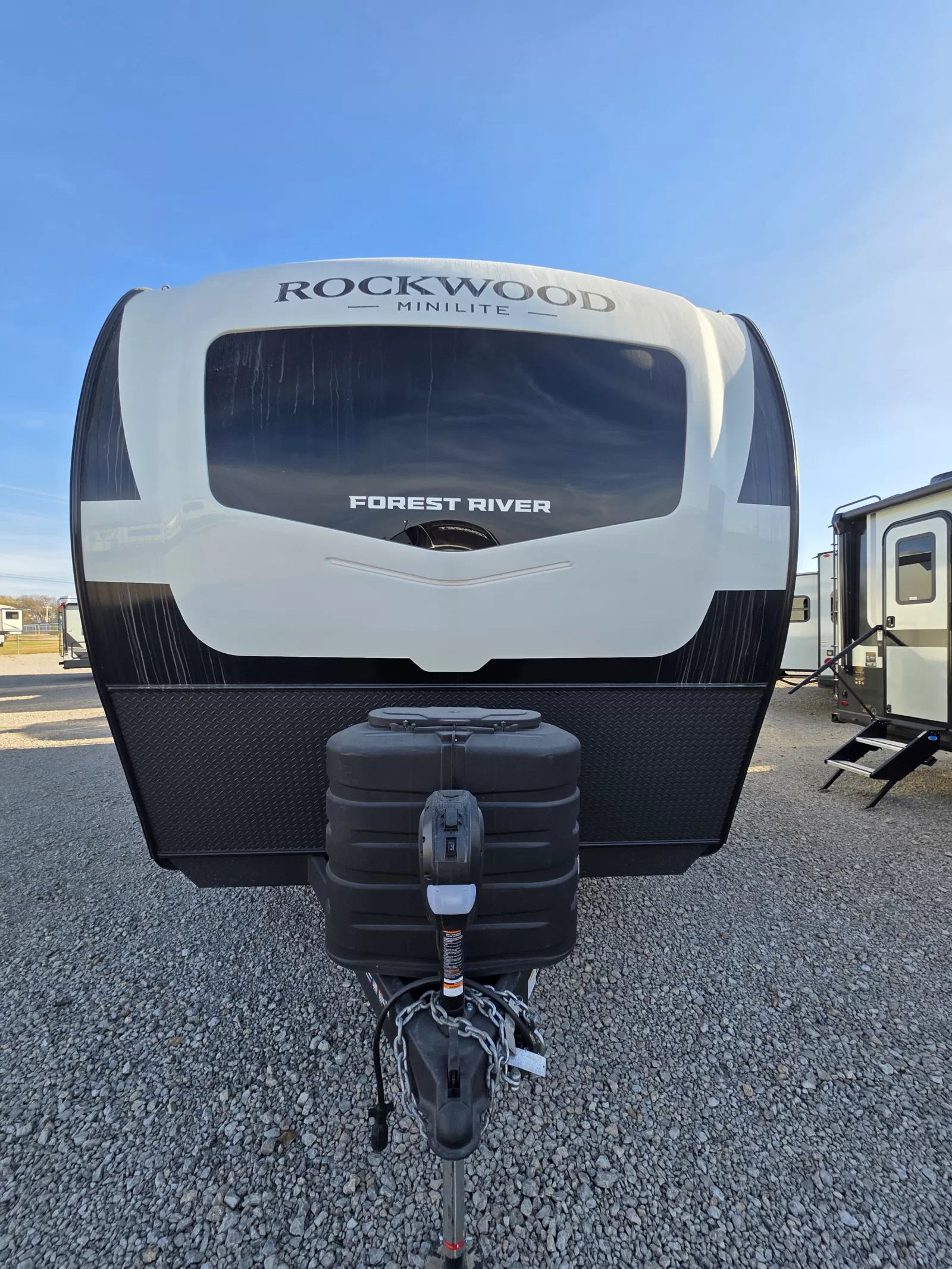 2027 Rockwood Mini Lite 2513S travel trailer exterior detail available at Bell Camper Sales in Bartlesville, Oklahoma