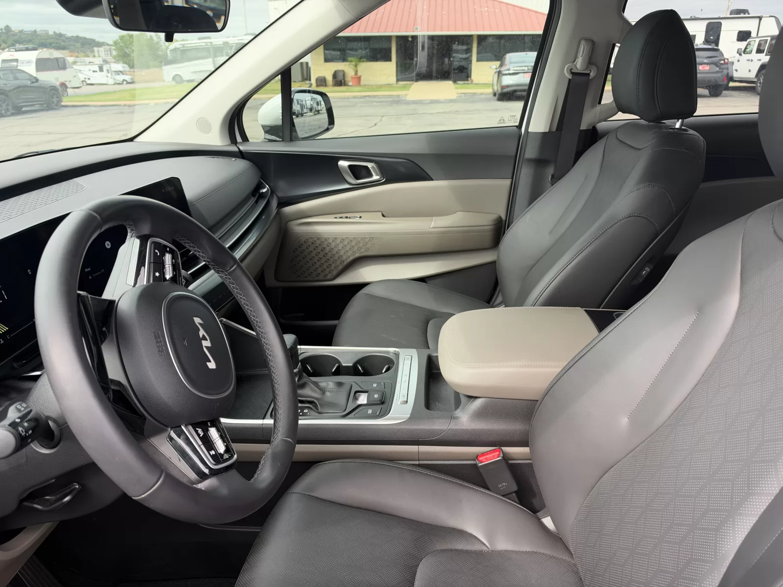 2025 Kia Carnival front exterior available at Bell Camper Sales in Bartlesville, Oklahoma