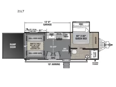 New 2025 Forest River RV Work and Play 21LT — photo 2