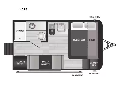 New 2025 Keystone RV Hideout Sport Single Axle 140RE — photo 2