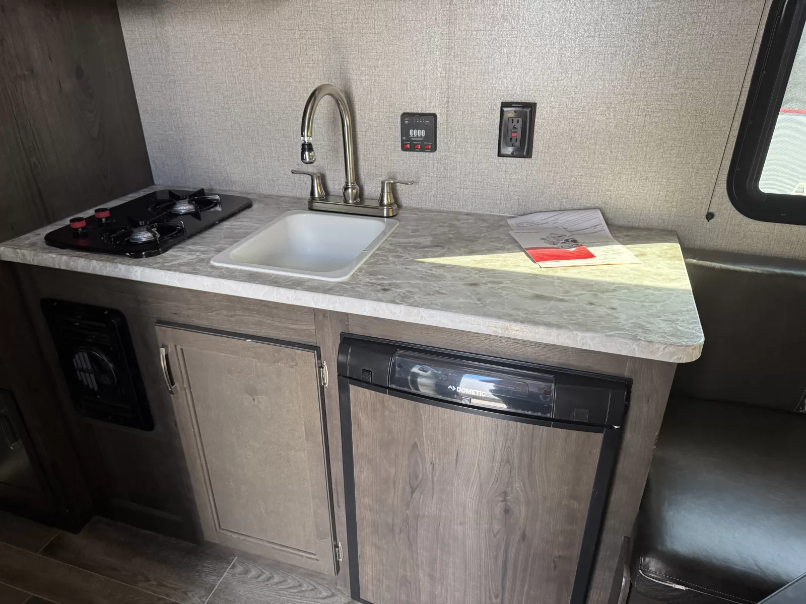 2021 Jayco Jay Flight SLX 7 travel trailer bedroom available at Bell Camper Sales in Bartlesville, Oklahoma