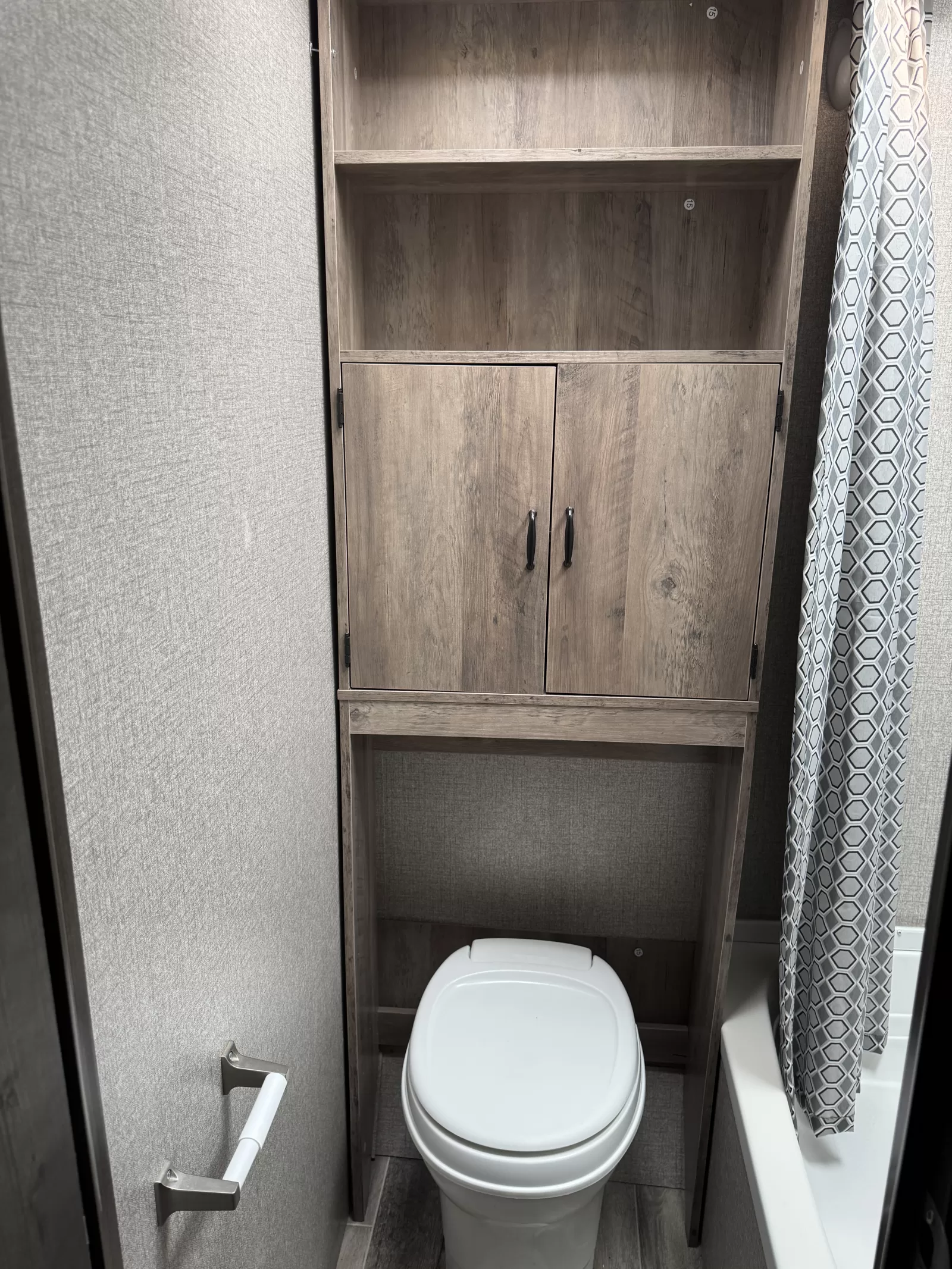 2021 Jayco Jay Flight SLX 7 travel trailer exterior storage available at Bell Camper Sales in Bartlesville, Oklahoma