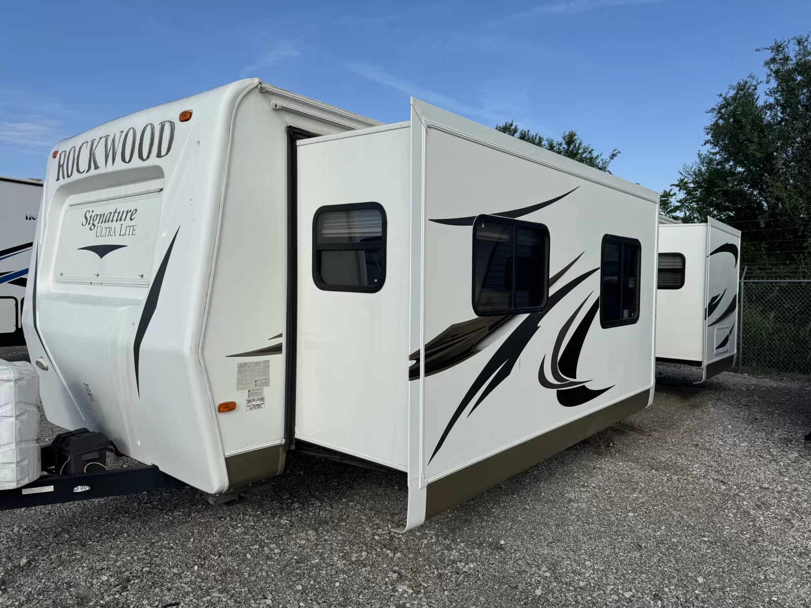 2012 Rockwood Signature Light 8319SS travel trailer front exterior available at Bell Camper Sales in Bartlesville, Oklahoma