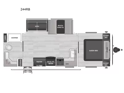 New 2025 Keystone RV Hideout Sport Double Axle 244RB — photo 2