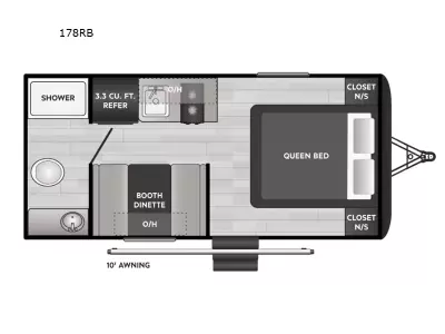 New 2025 Keystone RV Hideout Sport Single Axle 178RB — photo 2