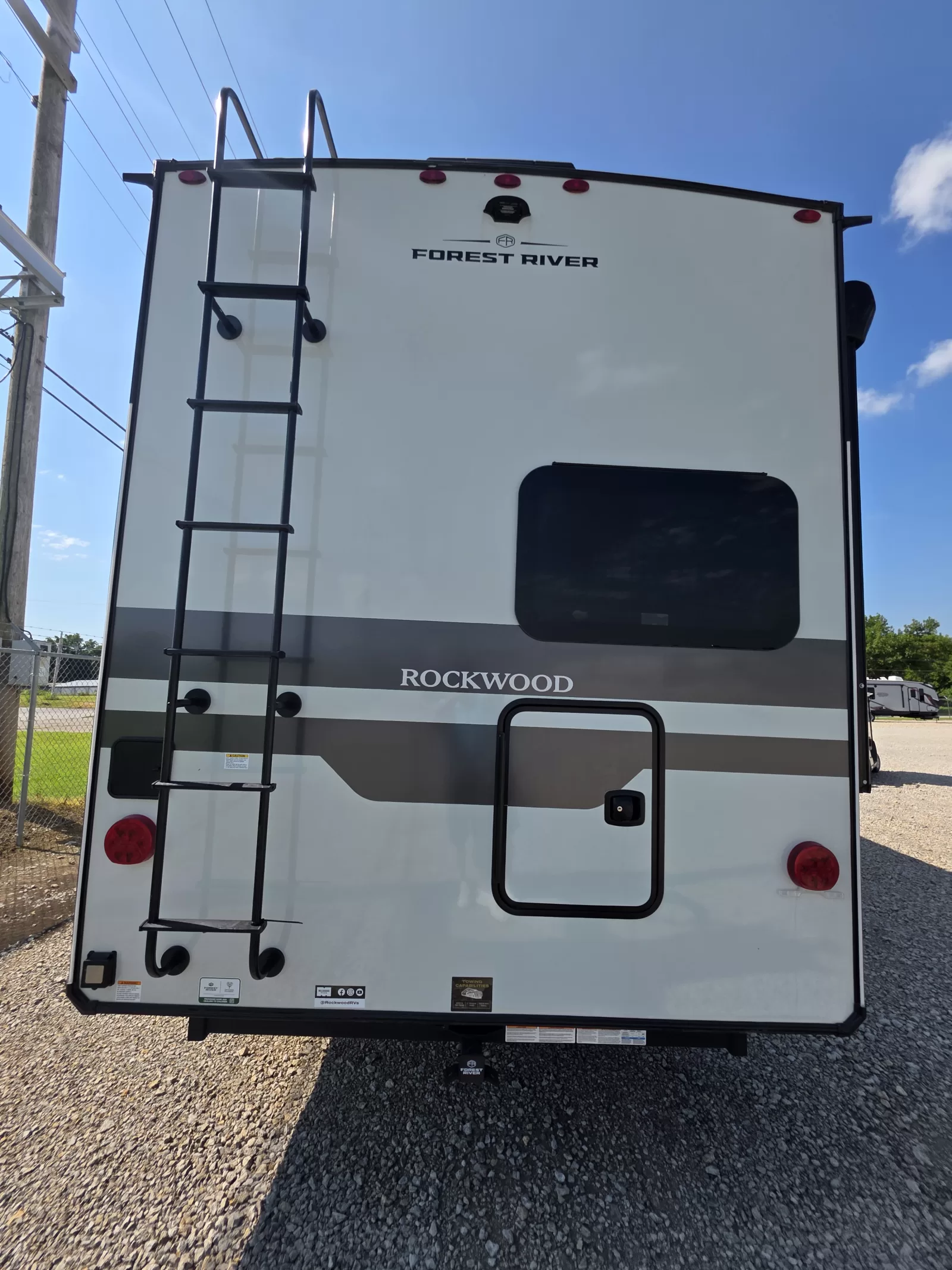 2027 Forest River 374DBH fifth wheel bedroom available at Bell Camper Sales in Bartlesville, Oklahoma