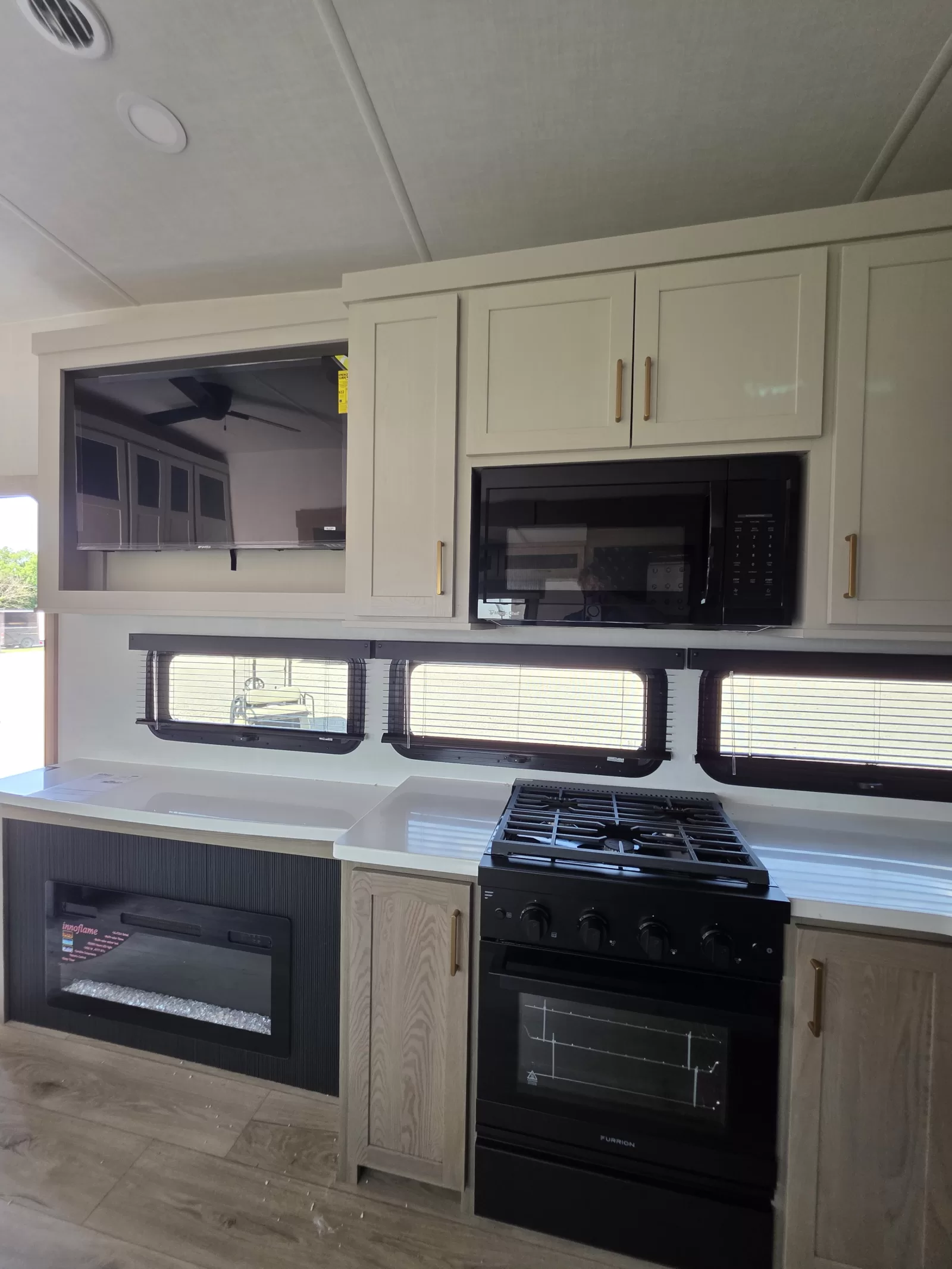 2027 Forest River 374DBH fifth wheel exterior detail available at Bell Camper Sales in Bartlesville, Oklahoma