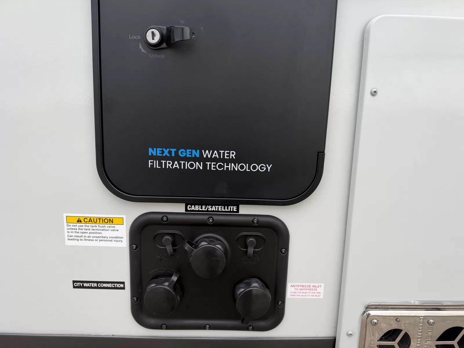 2027 Forest River 281SRK fifth wheel bedroom available at Bell Camper Sales in Bartlesville, Oklahoma