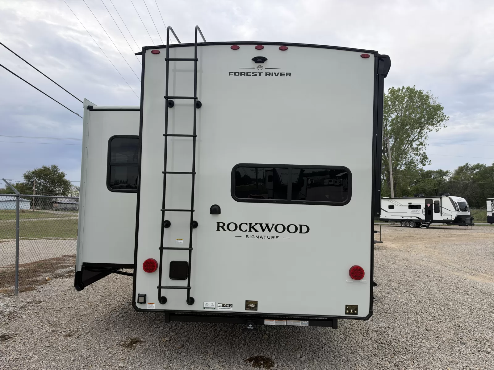 2027 Forest River 281SRK fifth wheel storage compartment available at Bell Camper Sales in Bartlesville, Oklahoma