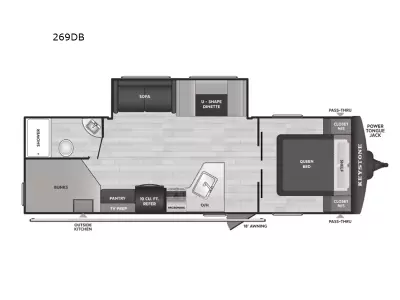 New 2026 Keystone RV Hideout Sport Double Axle 269DB — photo 2