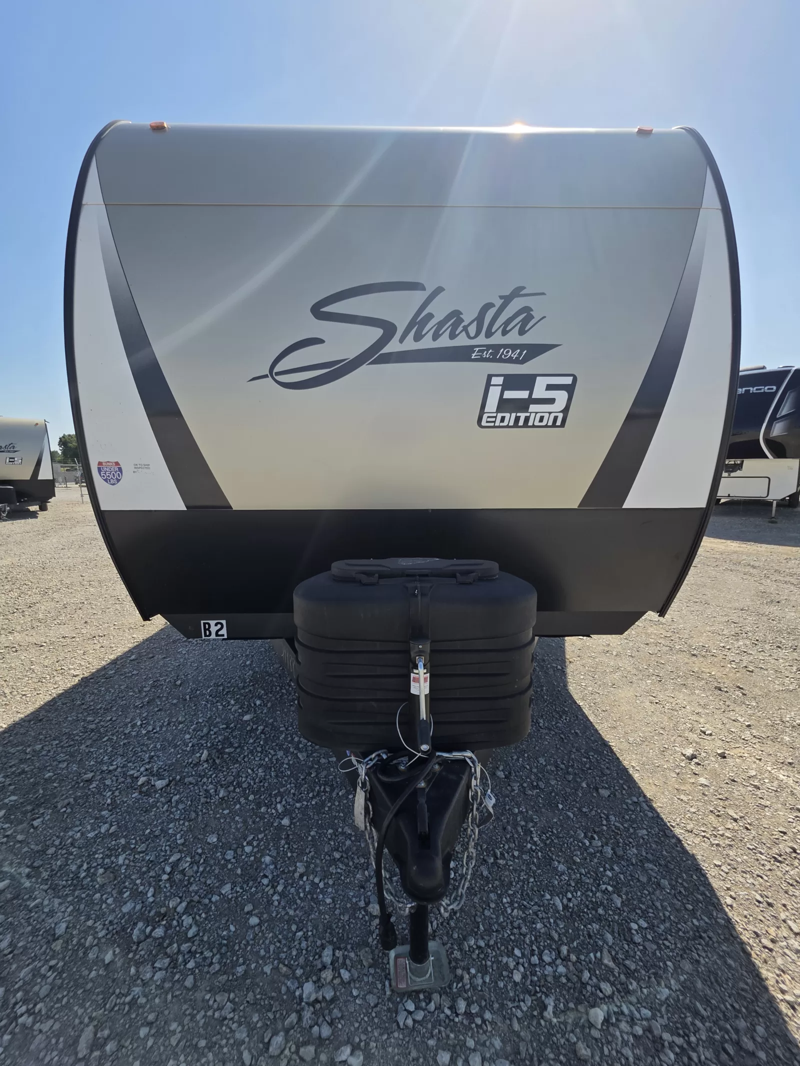 2027 Shasta Oasis 525RS B2 travel trailer side profile available at Bell Camper Sales in Bartlesville, Oklahoma