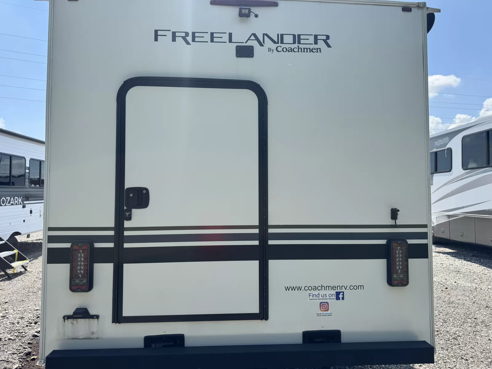 2021 Coachmen 22XG Class C motorhome front exterior available at Bell Camper Sales in Bartlesville, Oklahoma