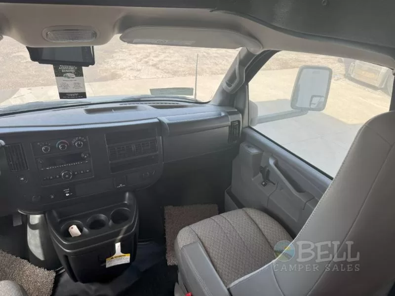 2024 Coachmen Freelander 27QB Class C motorhome living area at Bell Camper Sales in Bartlesville, Oklahoma