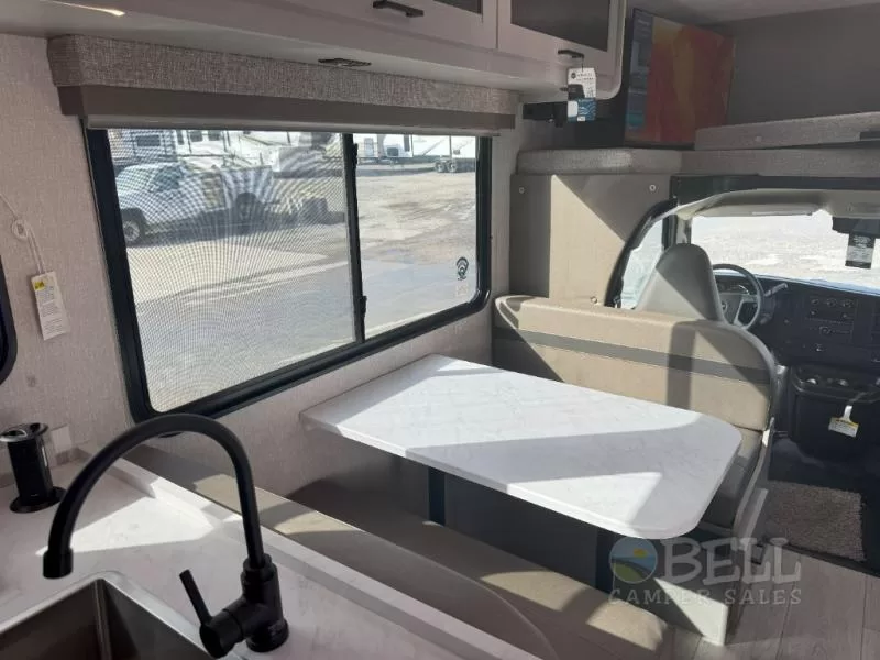 2024 Coachmen Freelander 27QB Class C motorhome bedroom at Bell Camper Sales in Bartlesville, Oklahoma