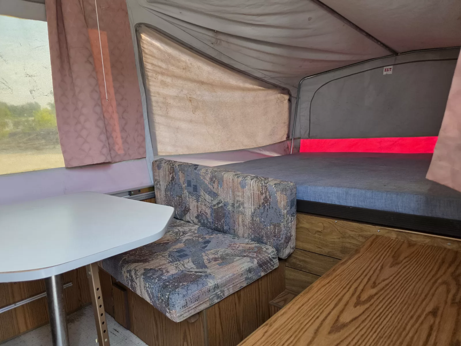 1995 Jayco Eagle 10 popup camper storage compartment available at Bell Camper Sales in Bartlesville, Oklahoma